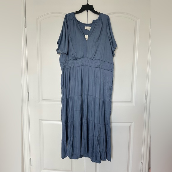 Anthropologie ✨The Somerset✨ Maxi Dress - Blue - 2X - Picture 12 of 15